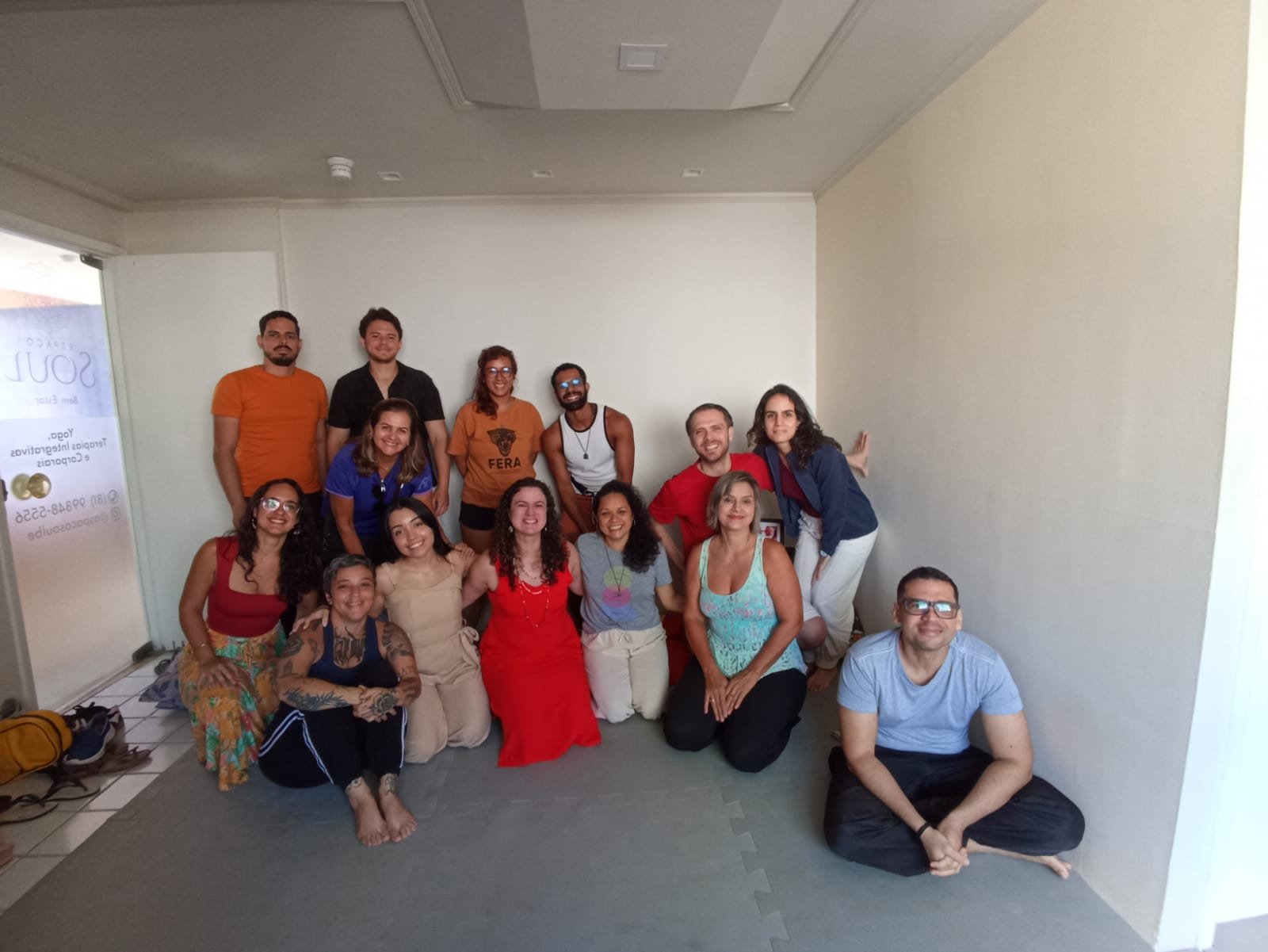 Encontro presencial em grupo